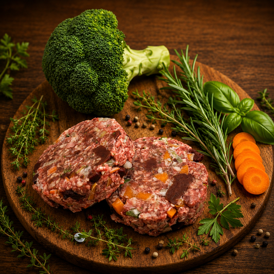 Beef B.A.R.F Patties Mince 2PK 500g