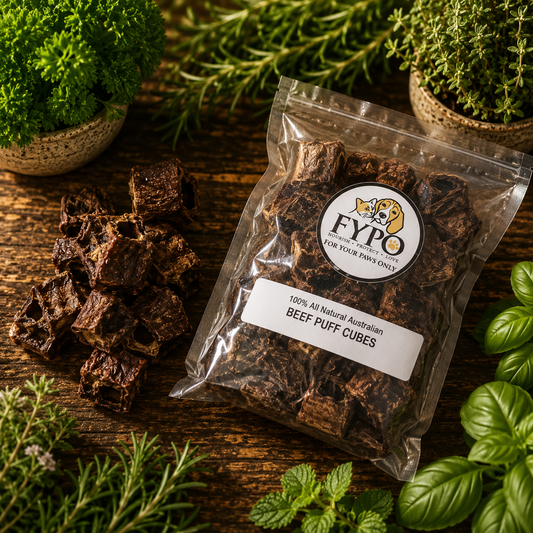 Beef Puff Cubes 100g